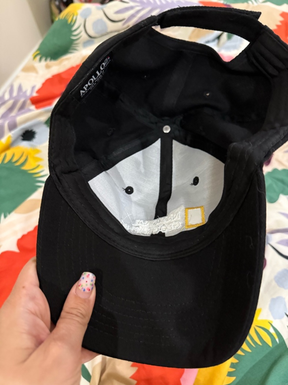 Unisex National Geographic Black and Yellow Logo Adjustable Baseball Cap